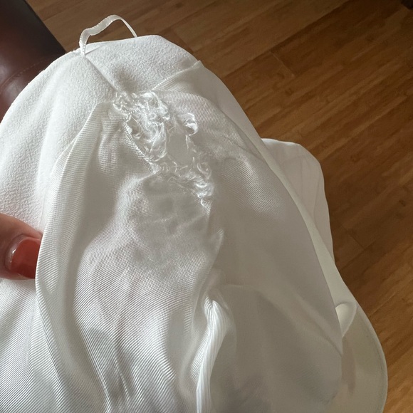 Zara White Draped Blazer Mini Dress with V-neckline. Size XS. Worn once - Picture 14 of 14